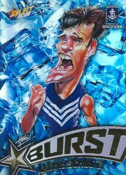 2022 Select AFL Footy Stars - Starburst Caricature - Ice #SBi23 Lachlan Schultz Front